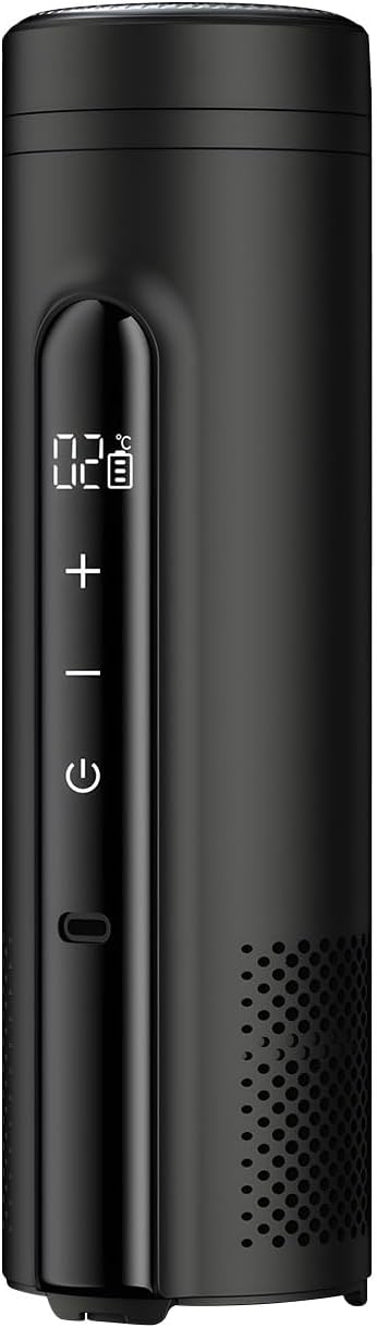 "Portable Rechargeable Cooling Cup, Adjustable Temperature Control 0-18C, for Travel Smart Temperature Control Rechargeable Cooling Cup for Beverages Perfect for Travel and Outdoor"