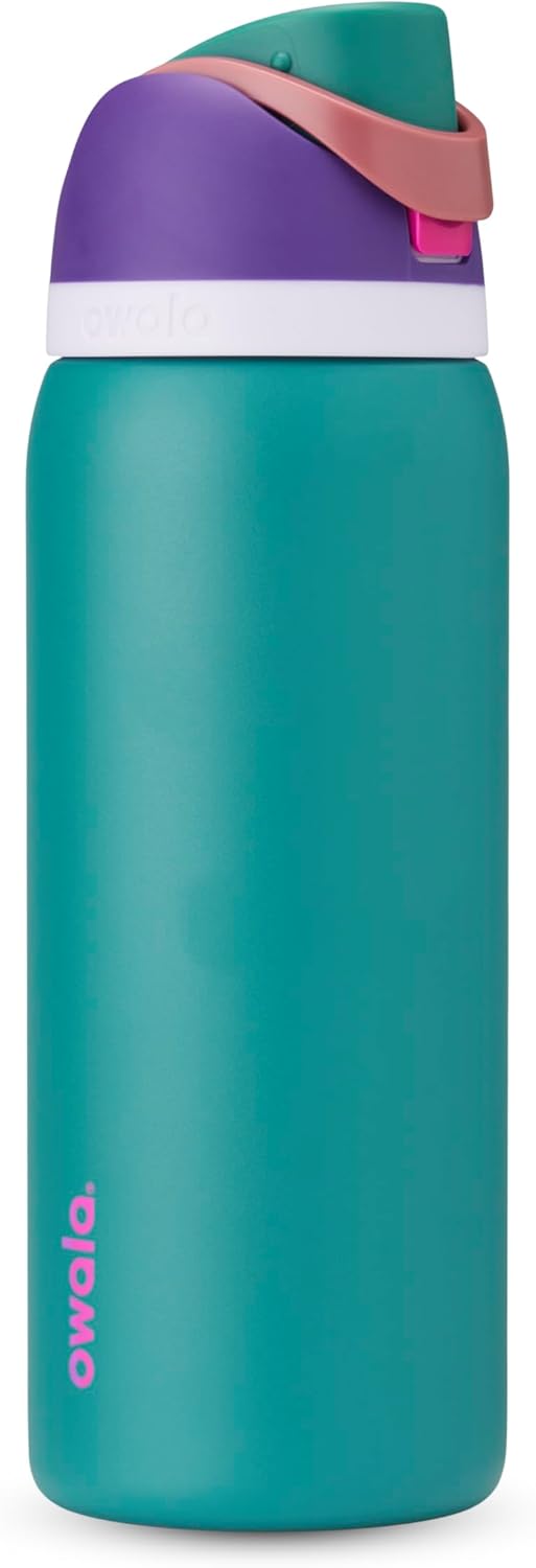 Owala FreeSip Stainless Steel Water Bottle 32 oz Denim