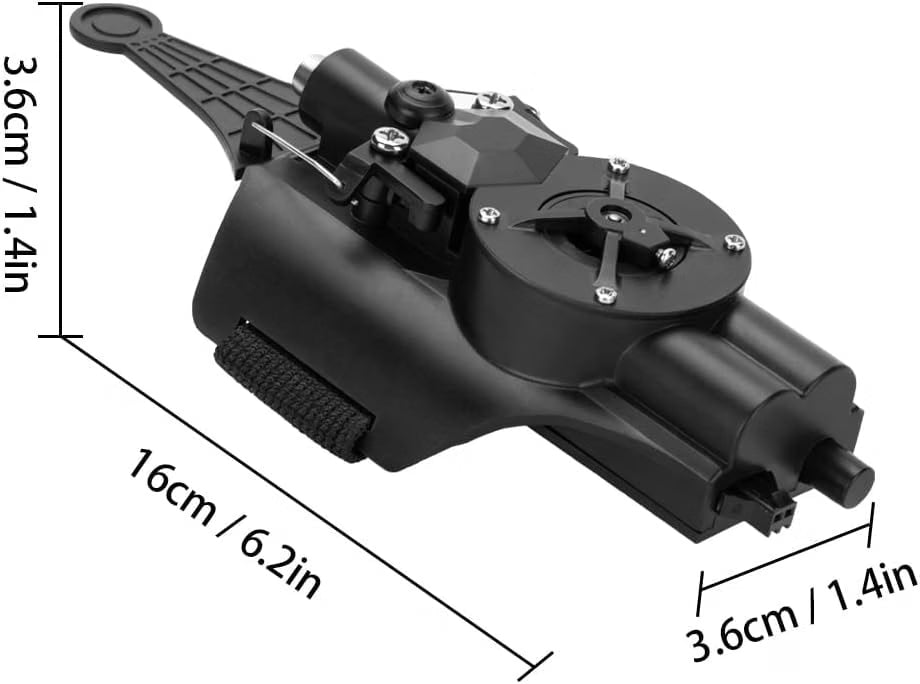 Electric Spider Silk Launcher for Kids, USB Rechargeable Web Shooter with Electric Reel-In Mechanism, 8FT Launch Distance, Suction Device, Glove & Charging Cable, Black