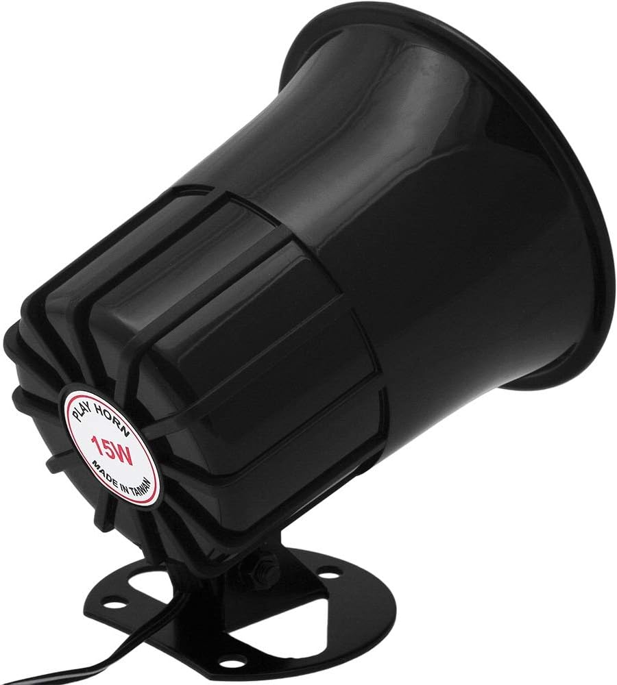 Vixen Horns 46 Sounds Musical Horn with PA System for Truck 12V VXS6200 Loud Electronic Horn, Siren, Alarm, Funny Tunes, Animal