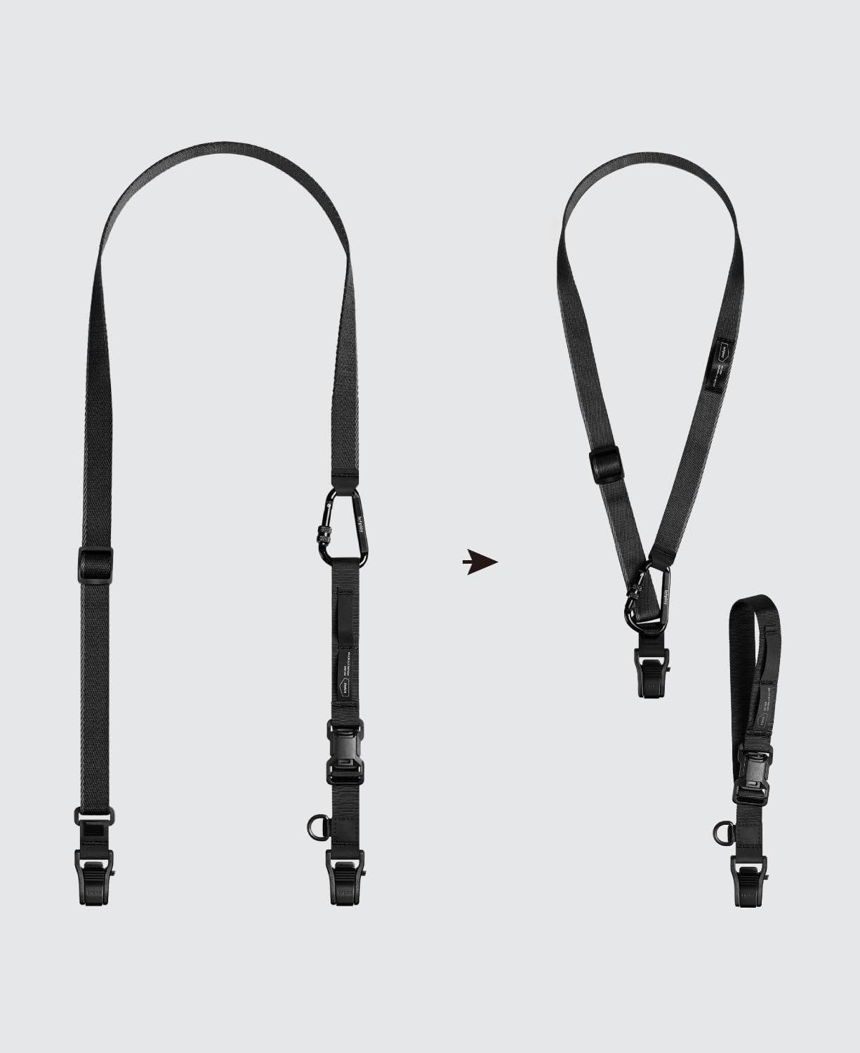 bitplay 3 in 1 Multi Use Phone Strap, Adjustable Crossbody, Neck, and Wrist Lanyard with Phone Tether Tab, Universal Strap