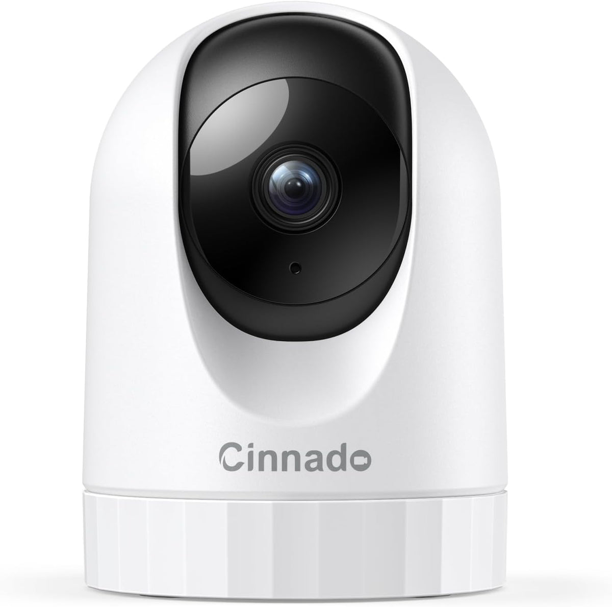 Cinnado D1 2K Indoor Security Camera, 360° Pan & Tilt Wi-Fi Camera for Pet, Dog & Baby Monitoring, Two-Way Audio, Motion Detection, Night Vision, Alexa & Google Assistant Compatible, 1-Pack