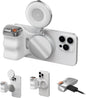 TELESIN Magnetic Phone Camera Grip & C03 Magnetic Selfie Light Creator Kit | Fun Shot Wireless Shutter Grip, 360° Rotatable LED Selfie Light with Mirror, iPhone & Android Compatible