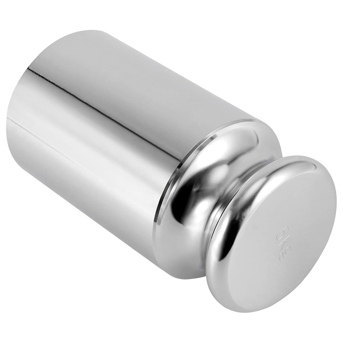 5kg Calibration Weight, Class M1 High Precision Grade 5000g Weigh Scales Calibration Weight, Precision Steel, Chrome Finish