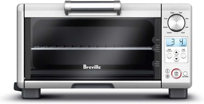 Breville BOV450XL Mini Smart Oven, Brushed Stainless Steel Evenly bake, toast, broil and more with this versatile, space-saving countertop oven and toaster with 8 cooking functions