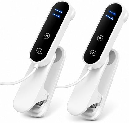 Clicker Automático con Cable 2 Unidades para iPhone iPad Android, Pulsador de Pantalla Silencioso USB con Cable, 2 unidades, pulsación silenciosa, pantalla digital de velocidad, clip ajustable, para teléfonos y tabletas