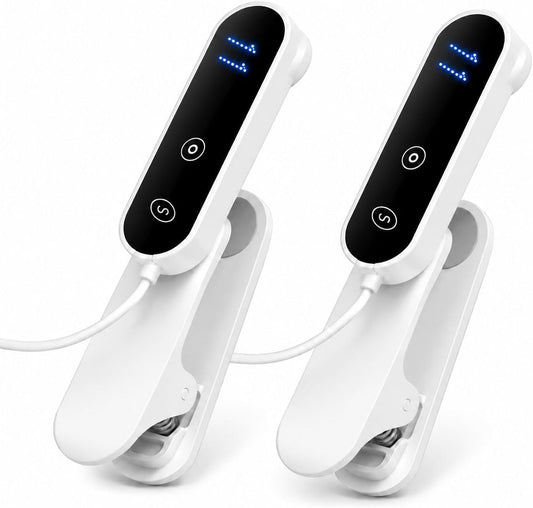 2 Pack Wired Auto Clicker for iPhone iPad Android, Silent Screen Tapper Wired USB, 2 pack, silent tapping, digital speed display, adjustable clip, for phones & tablets