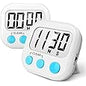 Antonki Digital Kitchen Timer 2-Pack with Alarm