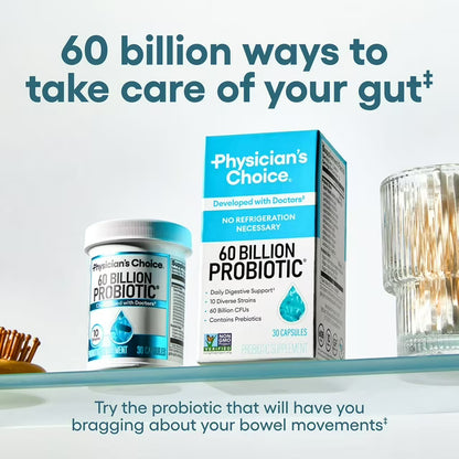 Physician's Choice 60 Billion CFU Probiotic, 84 Ct., 10-Strain