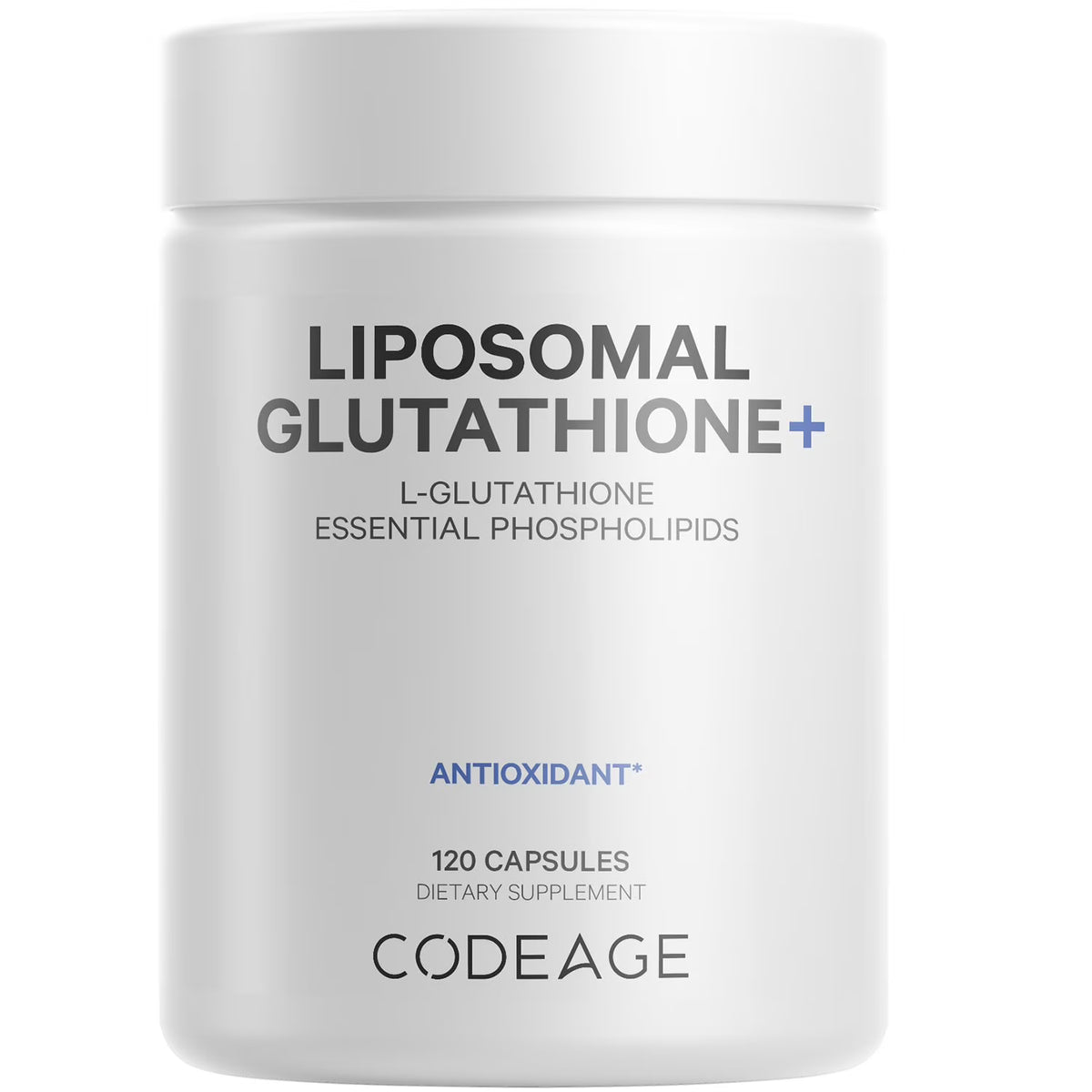 Codeage Liposomal Glutathione Antioxidant Capsules, 250mg, 120 Ct.