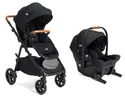 Joie Baby Ginger 4-in-1 Stroller & Mint Latch Car Seat Travel System, Shale Dark