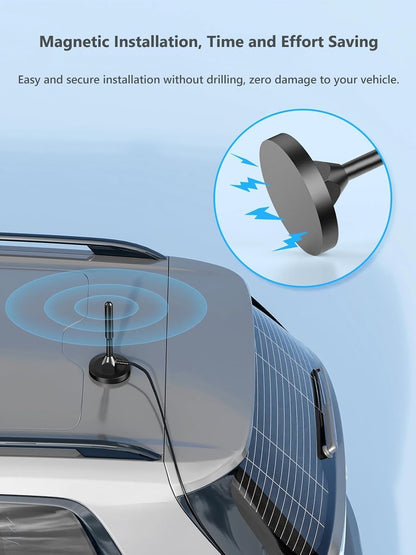 Cell Phone Signal Booster for Car, Truck and SUV Boosts Signal for All U.S. Carriers on Band 2, 4, 5, 12, 13 and 17 | Supports Multiple Devices | Easy to Setup