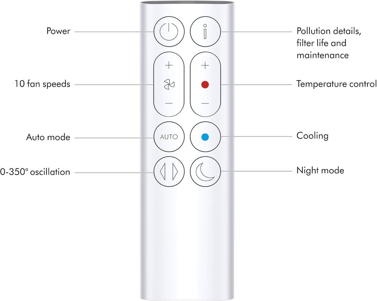 Dyson Purifier Hot+Cool HP07 Air Purifier, Heater, and Fan