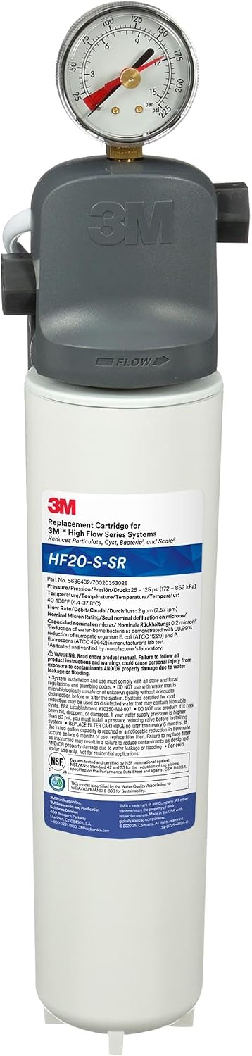 3M ICE120-S-SR Carbonless Ice Machine Water Purification Unit