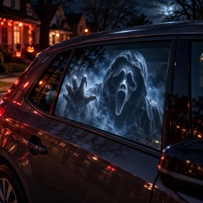 HyperionFlo Essentials Halloween Window Projector for Car, 360° Rotating USB-Powered Horror Projector with Interchangeable Slides, Set-B