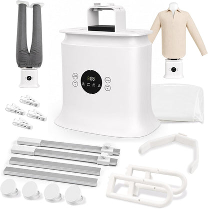 Automatic Ironing Machine, Portable Hands-Free Dryer & Wrinkle Remover