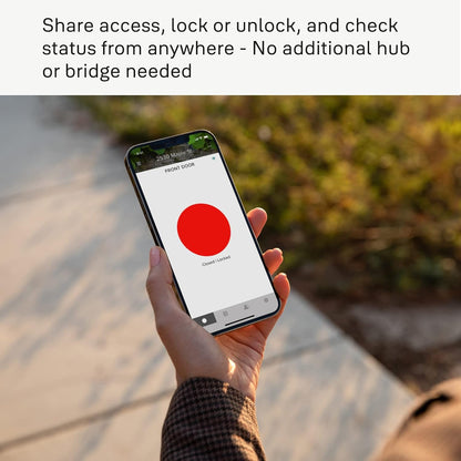 Yale Assure Lever Touchscreen Smart Lock with Wi-Fi, Satin Nickel Auto-Lock and Unlock, Wi-Fi Included, Share Access Codes, Only Compatible in the US and Canada