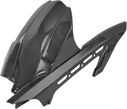 Rear Fender Mud Guard For Kawasaki Z900 2017-2023 (Carbon Fiber) ABS Plastic Rear Splash Protector, Blocks Mud & Water Splashes, Compatible With Kawasaki Z 900 2017-2023 Rear Wheel