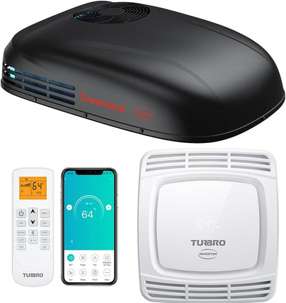 TURBRO Inverter 13.5K BTU RV Air Conditioner with Cooling and Heat Pump