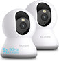 blurams A31 2K Indoor Security Camera 2-Pack, 360° PTZ Pet & Baby Monitor, AI Human & Motion Detection, Auto Tracking, Night Vision, Two-Way Audio, 2.4GHz Wi-Fi