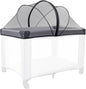 BEBONO Mosquito Net Cover for Pack N Play, Universal Playpen Mesh Cover with Storage Bag, Black