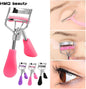 Portable Stainless Steel Eyelash Curler Natural Lift Beauty Tools False Curling Clip Cosmetic Makeup Tools & Accessories(Pink)