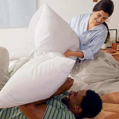 Casper Sleep Original Pillow – King Down-Alternative Bed Pillow Supports Side, Back & Stomach Sleepers, Neck Pain Relief, Machine Washable, Breathable Cotton Cover