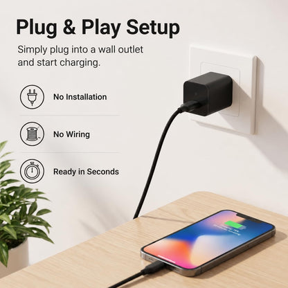 HyperionFlo Essentials 1080P Indoor Security Camera, Full HD 30FPS Monitoring Camera with Motion Detection, Continuous Recording, Loop Recording & 32GB Micro SD Card