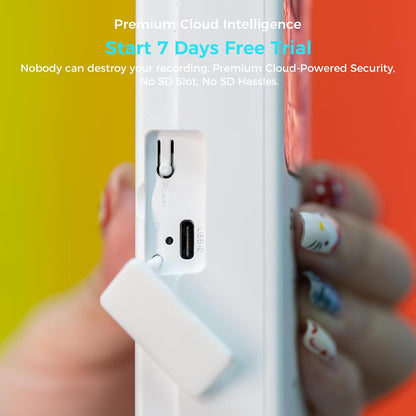 SOVMIKU CG6S Security Camera and DB3 2K Smart Video Doorbell with Chime, Battery Powered, PIR Motion Detection, Two-Way Audio, Color Night Vision, 2.4GHz Wi-Fi
