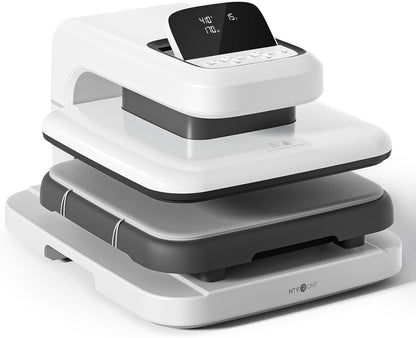 HTVRONT Auto Heat Press 2 - Adjustable Pressure Heat Press Machine 15X15 Heats Up Fast & Evenly Heat Press with Higher Heating Height for HTV, Sublimation, Heat Transfer Projects