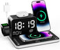 Acer Gadget 7-in-1 Wireless Charging Station Charger Stand for Multiple Devices for Apple - iPhone 17 16 15 14 13 12 Pro Max Apple Watch Airpods, Wireless iPhone Charger Station with Bluetooth TimeSyn