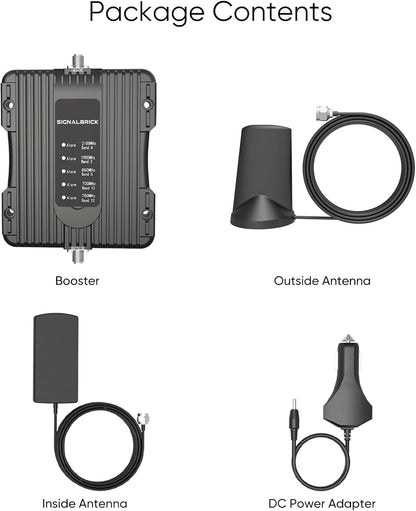 Cell Phone Booster for Car, All Carriers 5G 4G LTE, FCC Approved