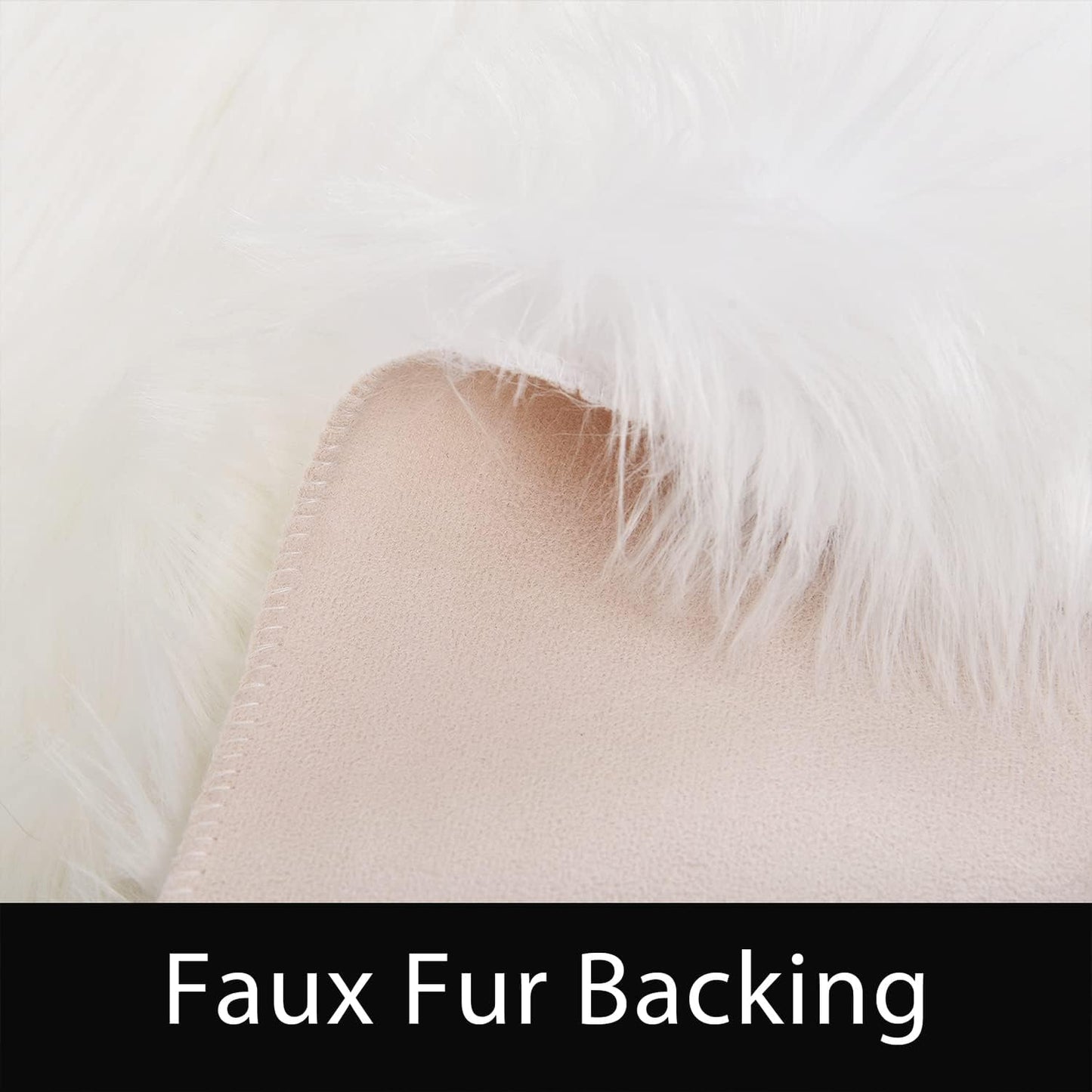 Latepis 10x14 Area Rugs White Faux Fur Washable Super Large Rug for Living Room Fluffy Shag Bedroom Rug Sheepskin Rugs for Sofa Office Entertainment Room, Rectangle
