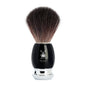 MÜHLE VIVO Black Fibre Shaving Brush - Creates Rich Lather of Soap or Cream