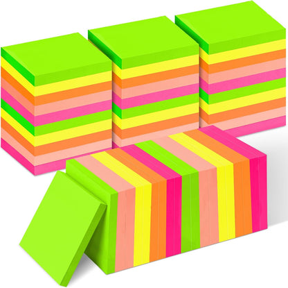 Oleitodh 35-Pack Sticky Notes, 3 x 3 Inch Colorful Memo Pads, 5 Bright Colors Self-Stick Notes for Office, School, Study, Planning and Reminders
