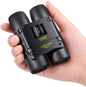 POLDR 12x25 Small Pocket Binoculars, Compact Lightweight Binoculars with BAK4 Prism, Fully Multi-Coated Optics, Waterproof Folding Binoculars for Adults & Kids