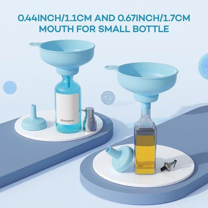 Wide Mouth Versatile Funnel for Kitchen Use for Filling Bottles