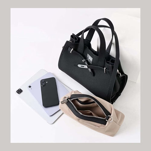 HyperionFlo Essentials Leather Totes Handbag, Shoulder Bag, Sling Crossbody Commuter Hobo Bag for Women