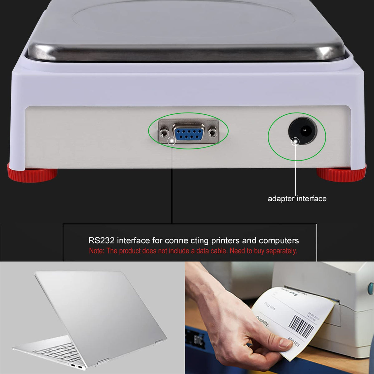 Lab Scale 5000gx0.01g High Precision Scientific Electronic Digital Laboratory Lab Weight Analytical Balance Scale .01g Accuracy Jewelry Pharmacy Chemistry Industria Calibrated Gram Scale
