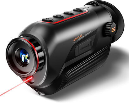 GOYOJO G215 Thermal Imaging Monocular, 256x192 50Hz Infrared Night Vision Scope with 15mm Lens, 4X Zoom, Wi-Fi App, 16GB Storage & OLED Display