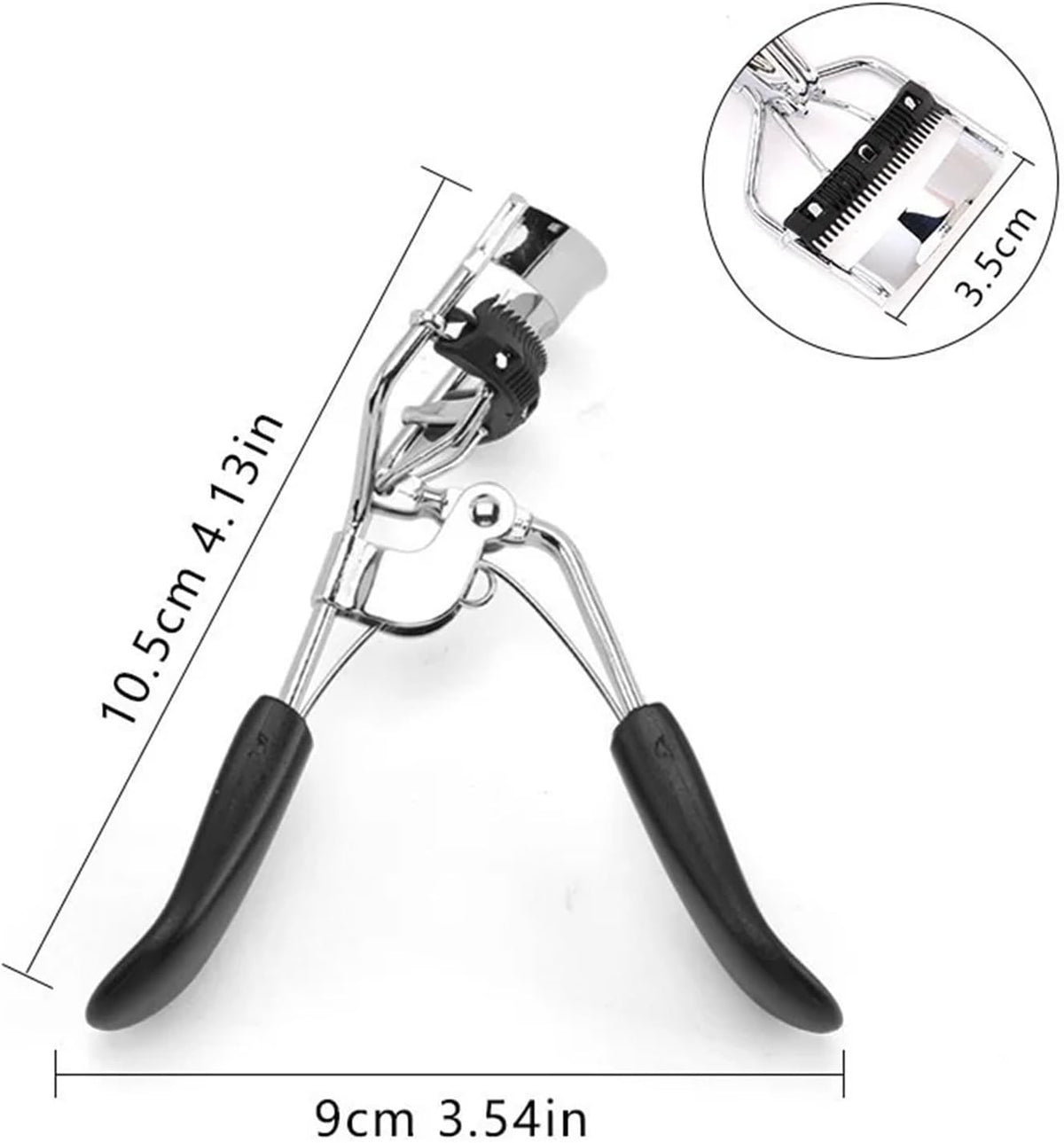 Portable Stainless Steel Eyelash Curler Natural Lift Beauty Tools False Curling Clip Cosmetic Makeup Tools & Accessories(Pink)