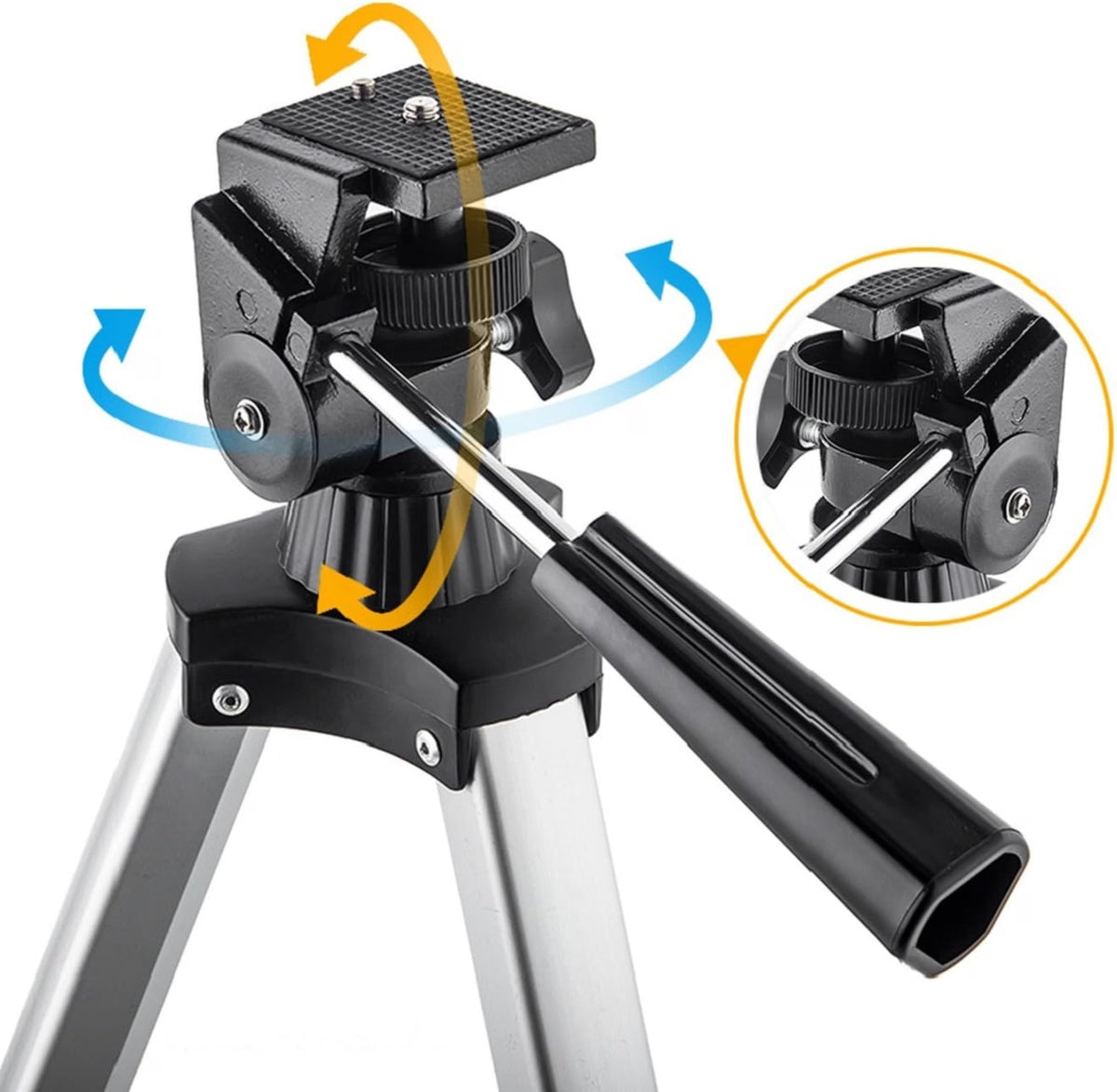Gskyer 70mm Aperture 400mm Astronomical Refracting Telescope, AZ Mount Telescope for Kids & Beginners with Tripod, Carry Bag, Smartphone Adapter & Wireless Remote