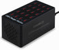 USB Charging Station,100W 20-Port Multi Smart Safety Fast Charger Station for Phone Tablet Watch Headphone PS, Compact Desktop Charger Home Office Travel