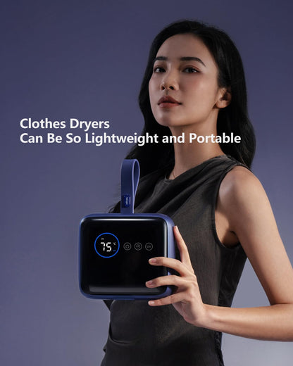Nesugar Portable Clothes Dryer, Global Voltage Travel Dryer, 4 Modes Unique Design, 36dB Quiet Operation, Efficient Drying for Home, Apartments & Dorms