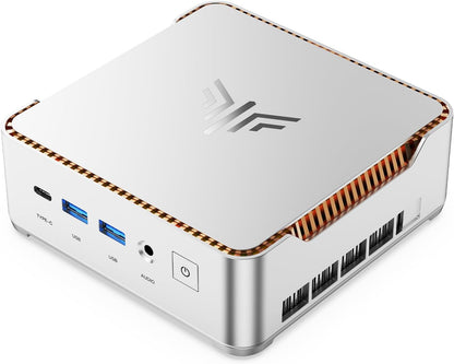 KAMRUI Hyper H2 Mini PC, Core i5-14500HX, 16GB RAM, 512GB SSD 14C/20T, Up to 4.9GHz, PCIe 4.0 SSD, Triple 4K display, HDMI, DP, USB-C, Ethernet, Office & Business