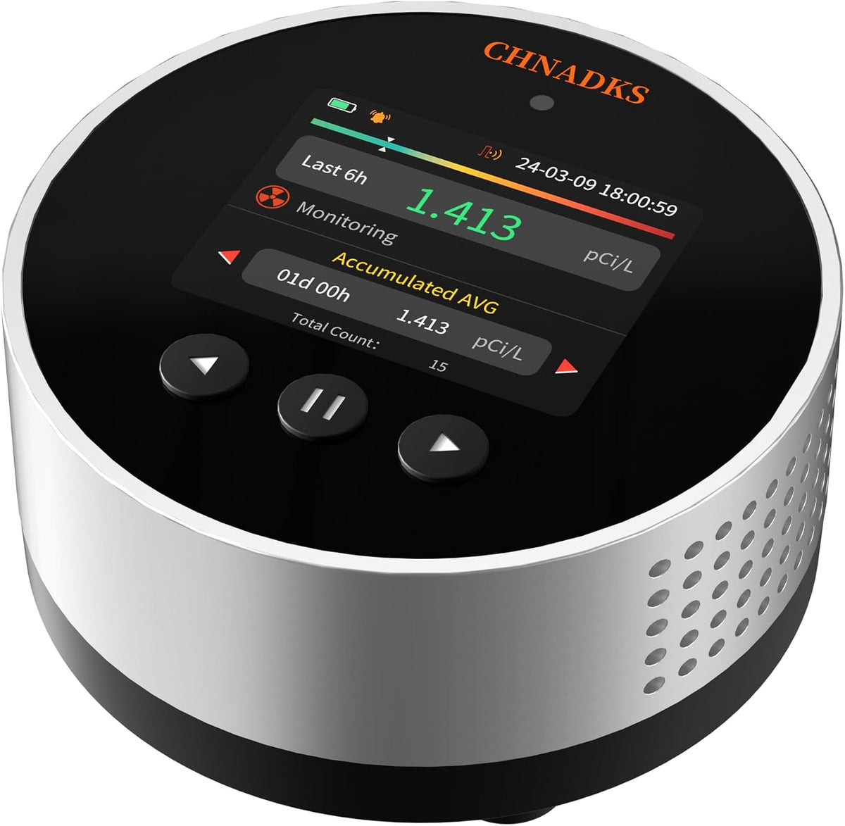 Radon Detector | 20-Year Radon Sensor | Long-Life Home Air Quality Monitor