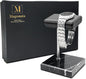 Magemata Single Watch Stand for Men & Women, Black Marble Watch Display Holder with Leather Cushioned Pad, Jewelry & Bracelet Organizer, Elegant Watch Display Stand