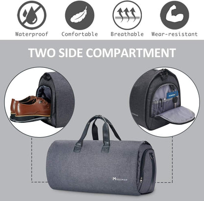 Garment Bags for Travel, 45L Carry on Convertible Garment Duffle bag