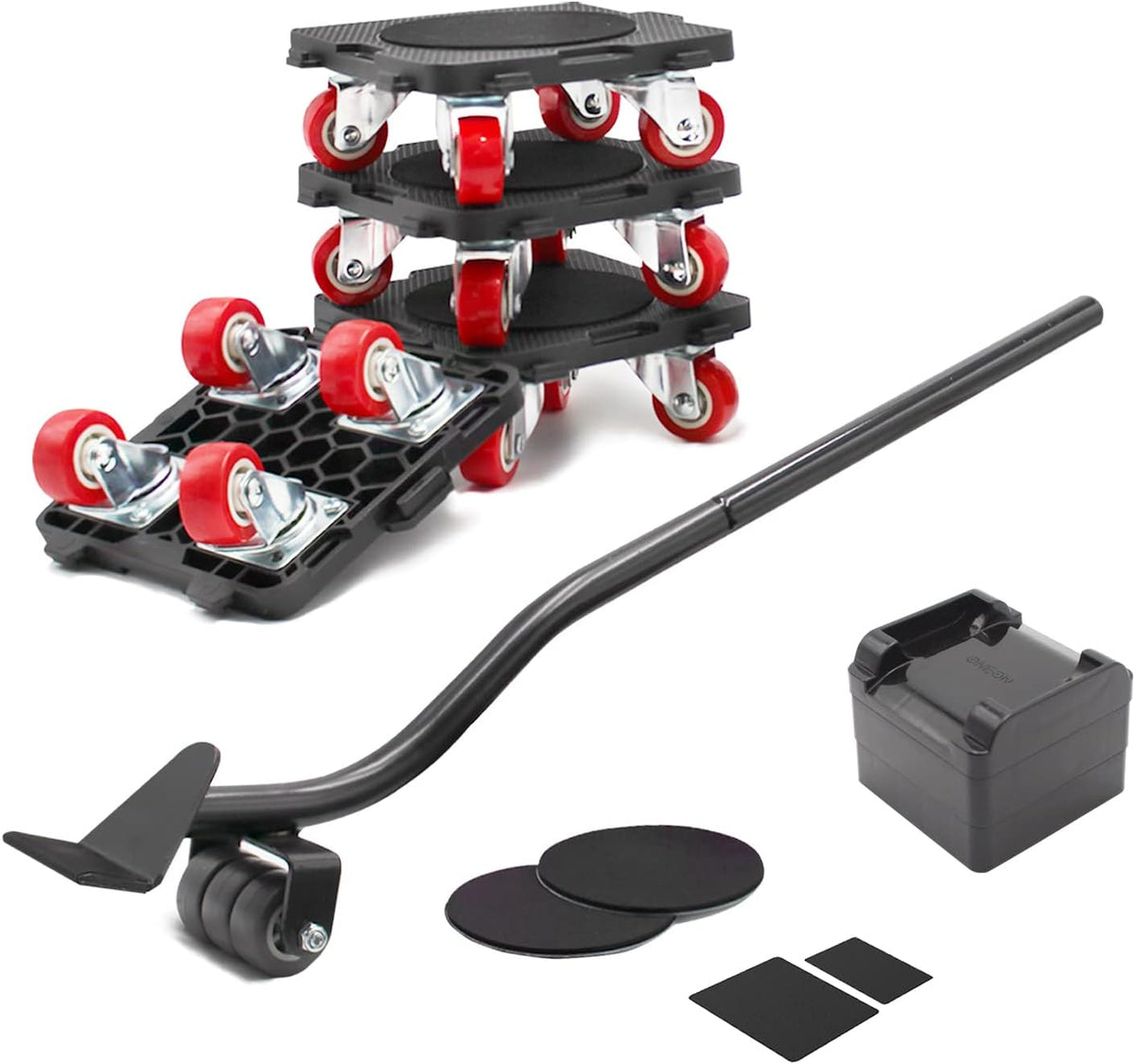 ONEON Furniture Mover with Wheels & Aux. Lifter-Connect Dolly 360° Rotation Wheels Furniture Dolly for Moving Sliding Heavy Furniture, Appliances, 660 LB Max Load Capacity Visit the ONEON Store
