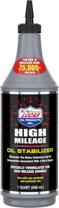 Lucas Oil 10118 High Mileage Oil Stabilizer, 1 Quart Engine Oil Additive for Cars, Trucks, ATVs & UTVs